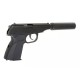 WE Makarov PM Assassins Kit (BK), This Soviet-era pistol first entered service in the 1950's, replacing the much loved Tokarev TT33